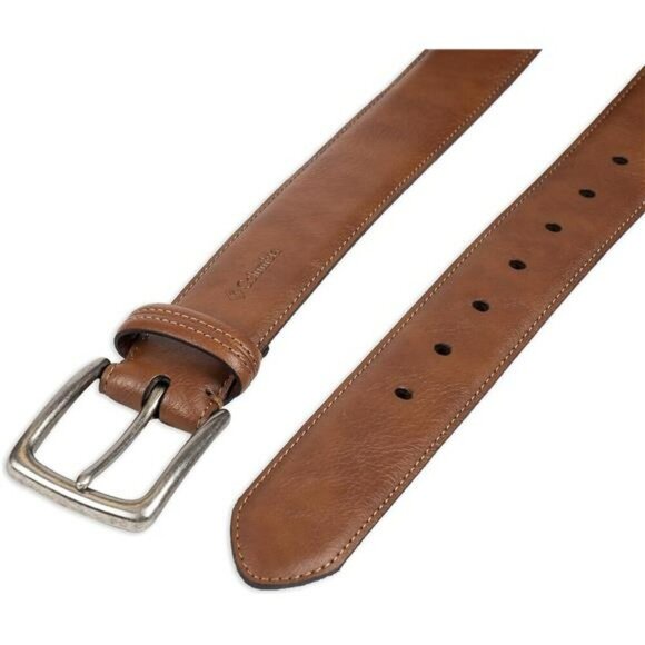 Mens Casual Leather Belt with Buckle for Jeans Chinos Shorts Work Outfit - Picture 4 of 6